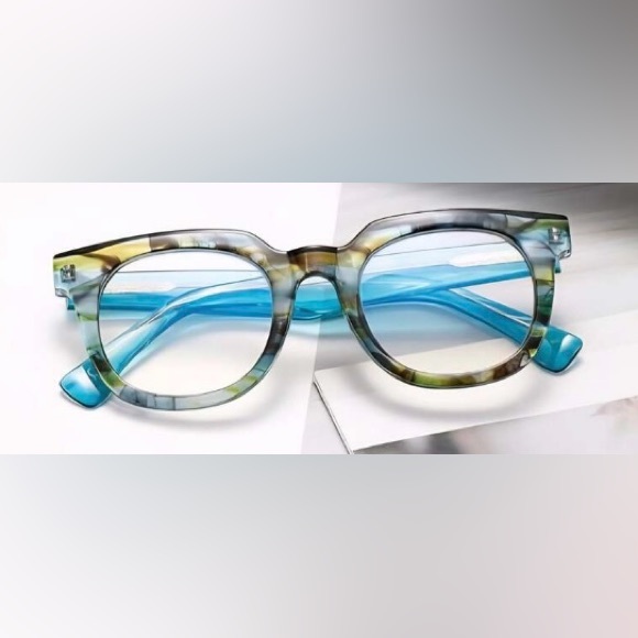 NWT 3pcs. +3.50 Quality Fun Reading Glasses Tortoiseshell/Ombre Blue/Brown/Green - Picture 2 of 16